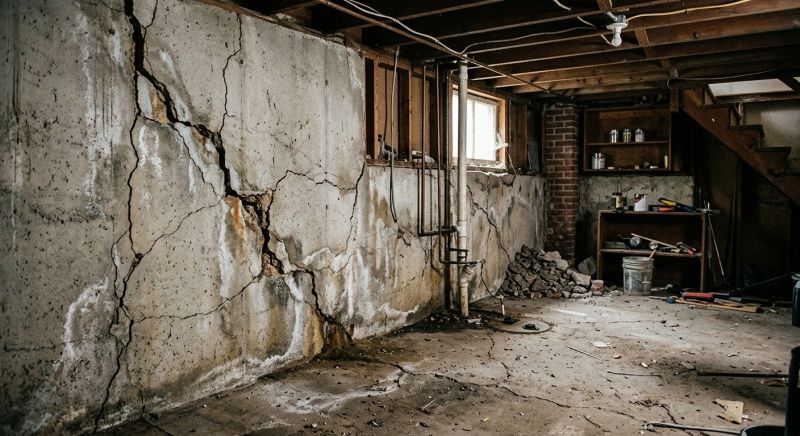 Basement Crack Repair in Wareham, MA