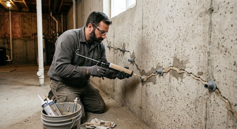 Basement Foundation Repair in Fairhaven, MA