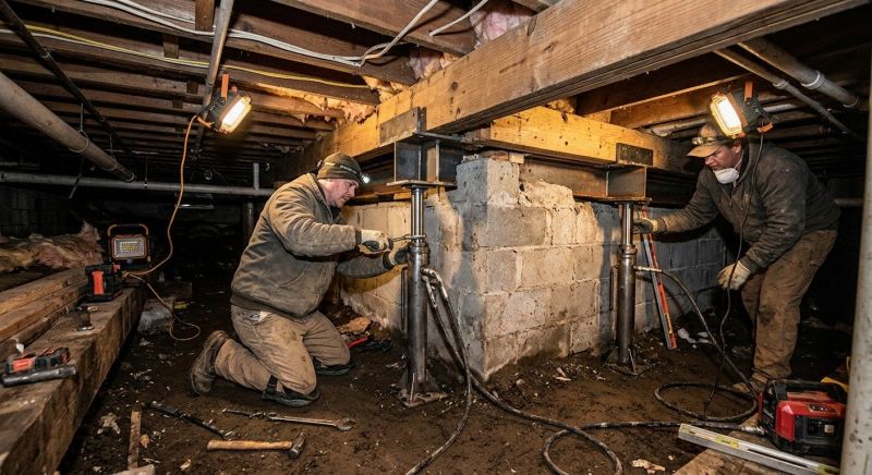 Basement Foundation Repair in Hyannis, MA