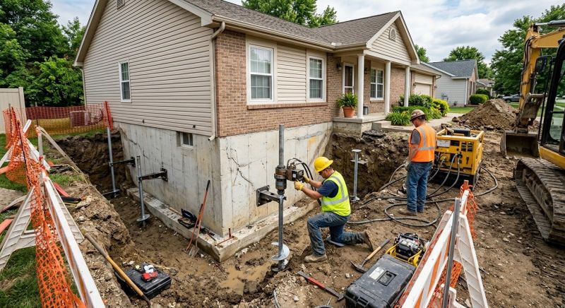 Building Foundation Repair in Marion, MA