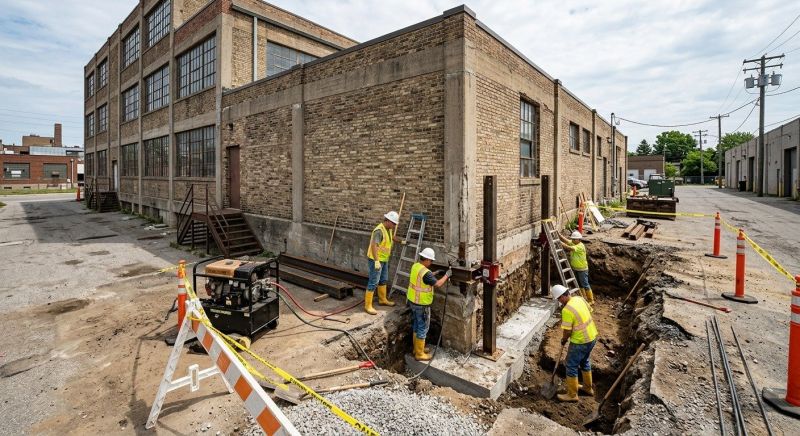 Building Foundation Repair in Pembroke, MA