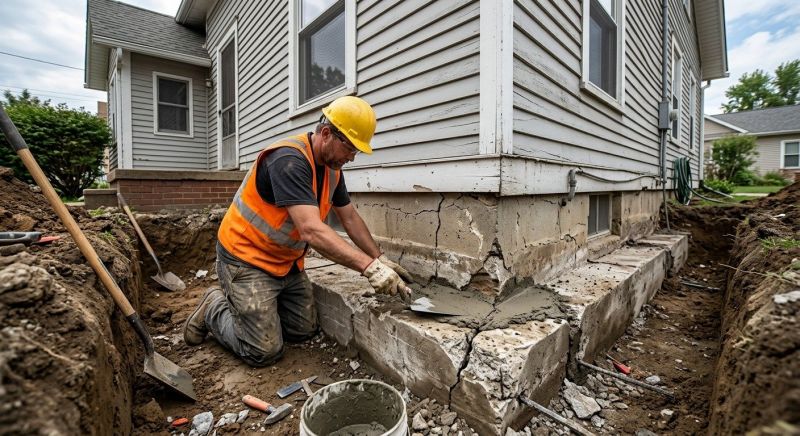Building Foundation Repair in West Wareham, MA