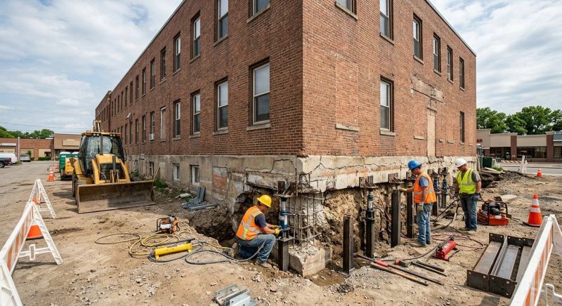 Commercial Foundation Repair in Wareham, MA