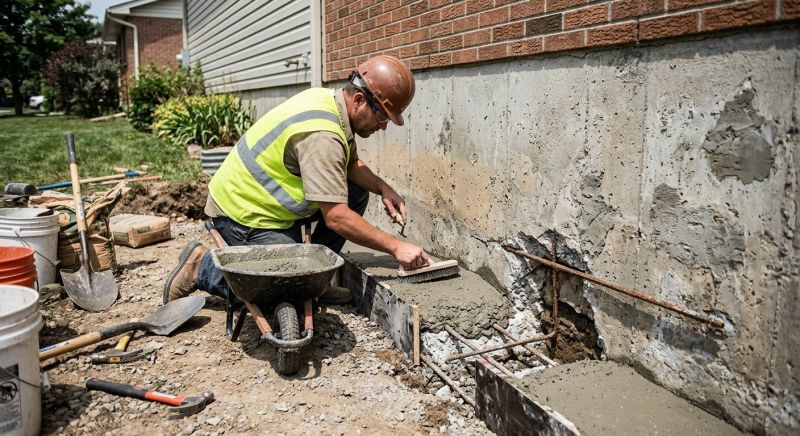 Concrete Foundation Repair in Bridgewater, MA