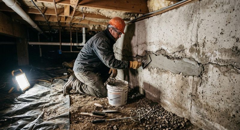 Concrete Foundation Repair in Halifax, MA