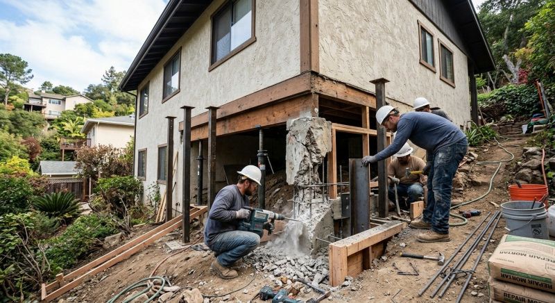 Concrete Foundation Repair in Hyannis, MA