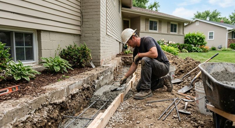 Concrete Foundation Repair in Marion, MA