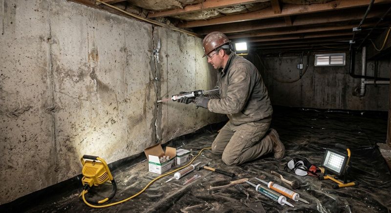 Concrete Foundation Repair in Raynham, MA