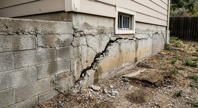 Cracked Foundation Repair in North Falmouth, MA