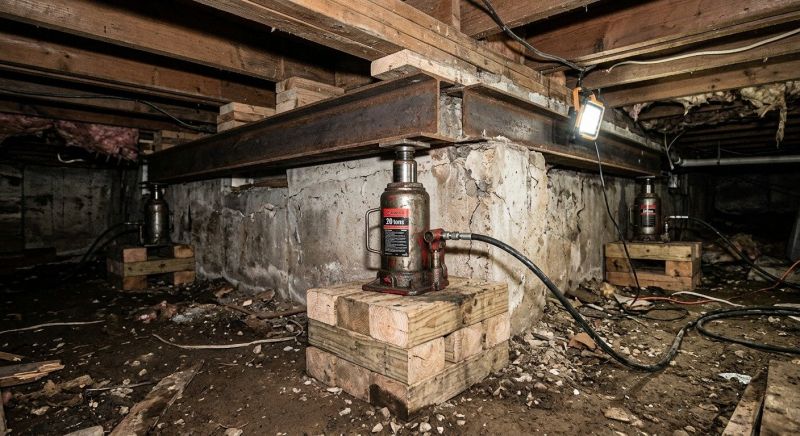 Foundation Jacking in Buzzards Bay, MA
