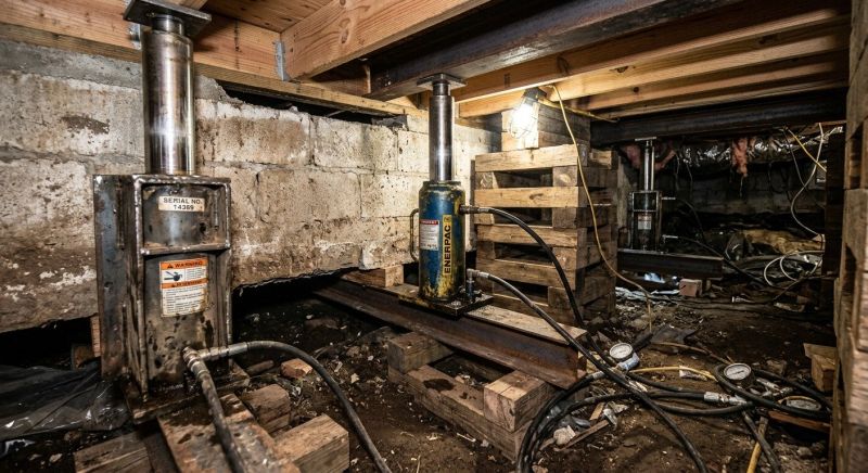 Foundation Jacking in Fairhaven, MA
