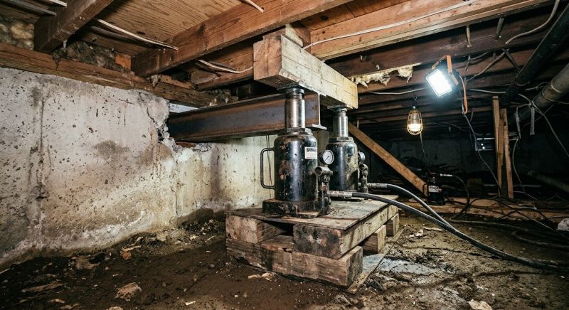 Foundation Jacking in Wareham, MA