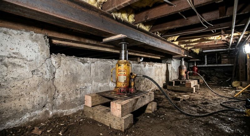 Foundation Jacking in Marion, MA