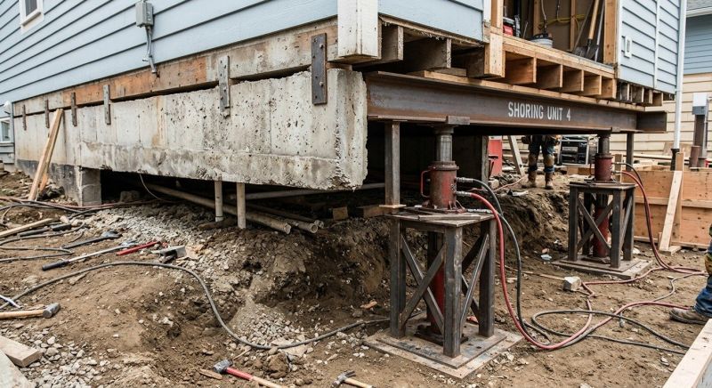 Foundation Jacking in Plymouth, MA