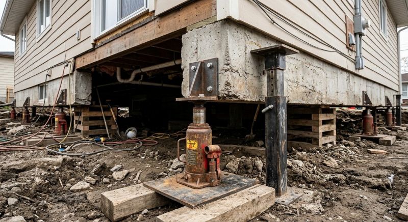 Foundation Lifting in Buzzards Bay, MA