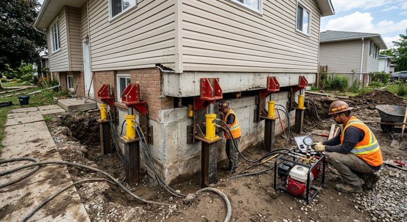 Foundation Lifting in Mattapoisett, MA