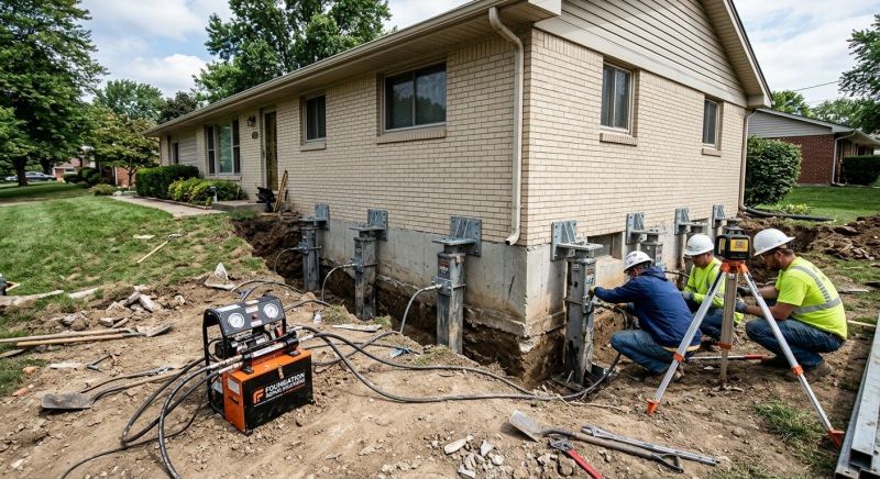 Foundation Pier Leveling in Wareham, MA