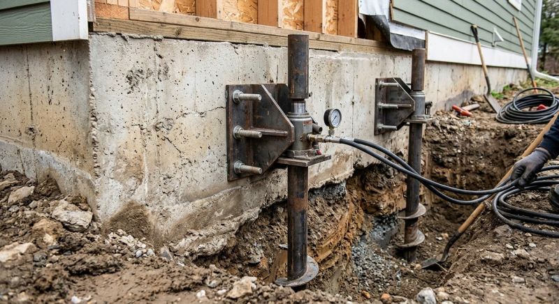 Foundation Pier Leveling in Wareham, MA