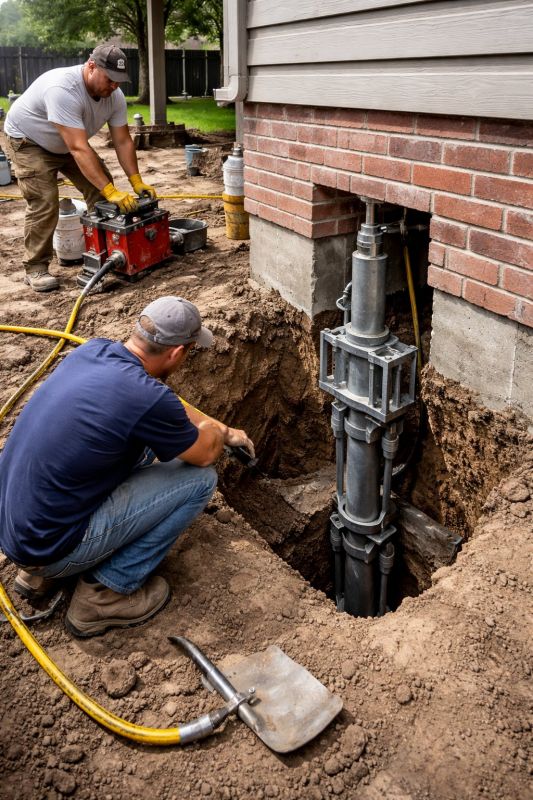 Foundation Pier Repair in Wareham, MA