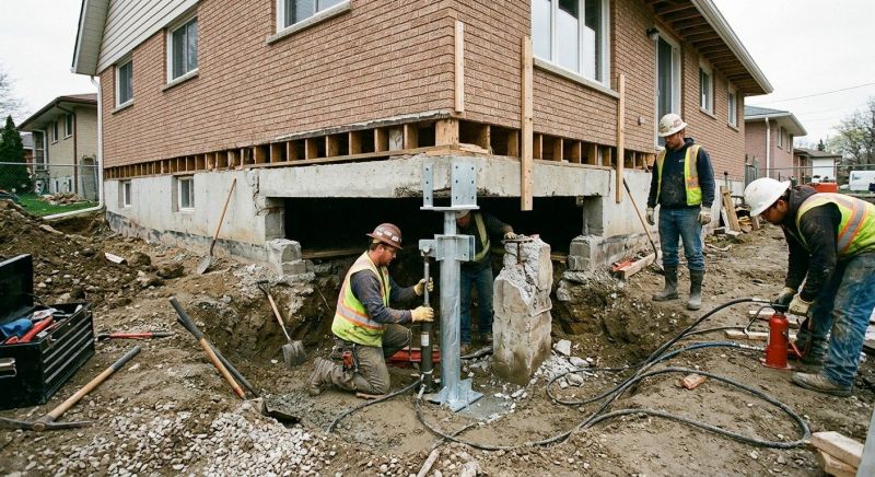 Foundation Pier Repair in Wareham, MA