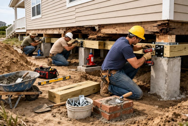 Foundation Raising in East Taunton, MA