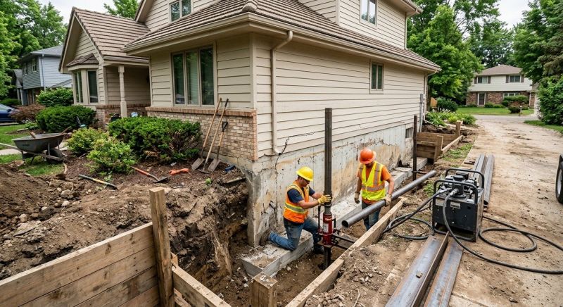 Foundation Repair in Westport, MA