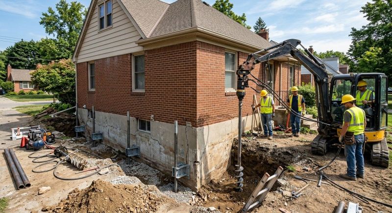 Foundation Stabilizing in Bridgewater, MA