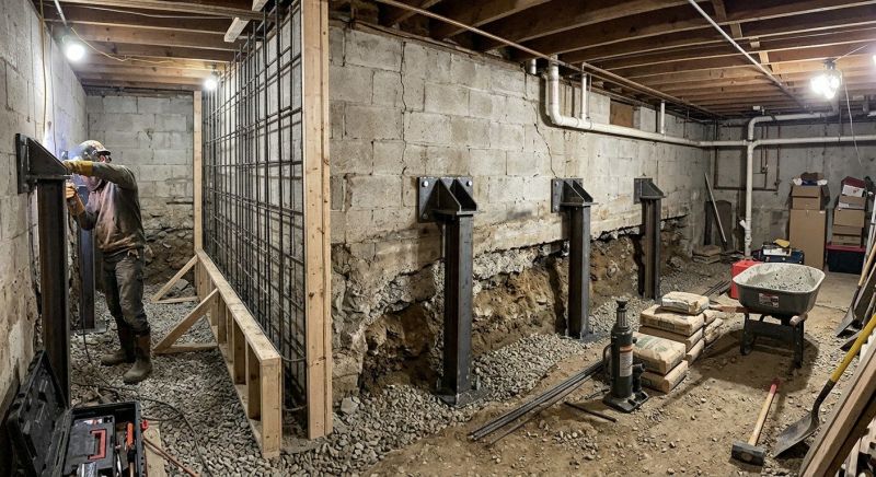 Foundation Stabilizing in Fairhaven, MA