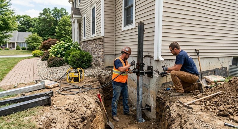 Foundation Stabilizing in Falmouth, MA