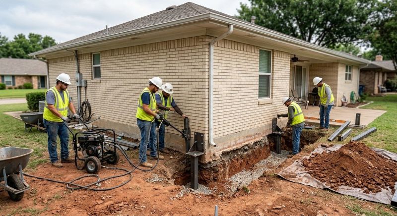 Foundation Stabilizing in Kingston, MA