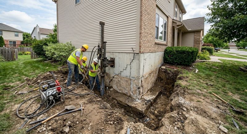 Foundation Stabilizing in Plymouth, MA