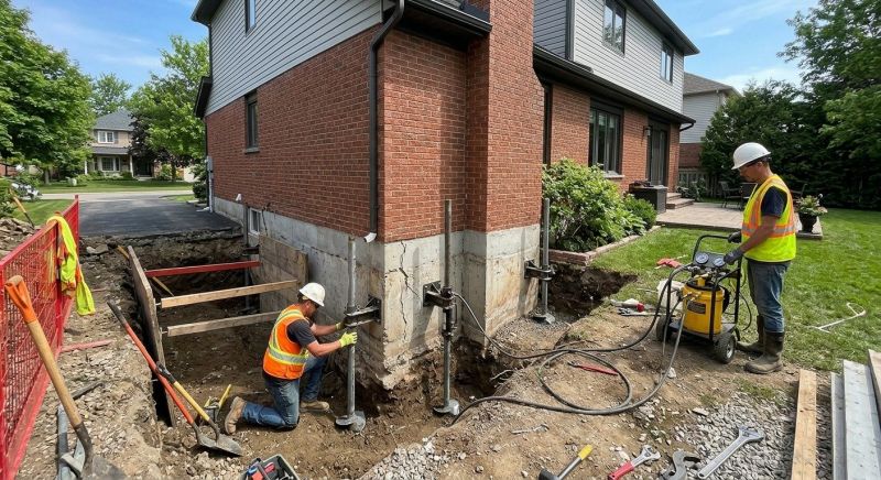Foundation Underpinning in Wareham, MA