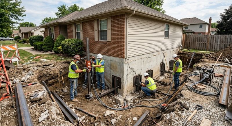 House Foundation Repair in Buzzards Bay, MA