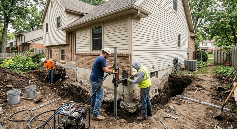 House Foundation Repair in Marstons Mills, MA