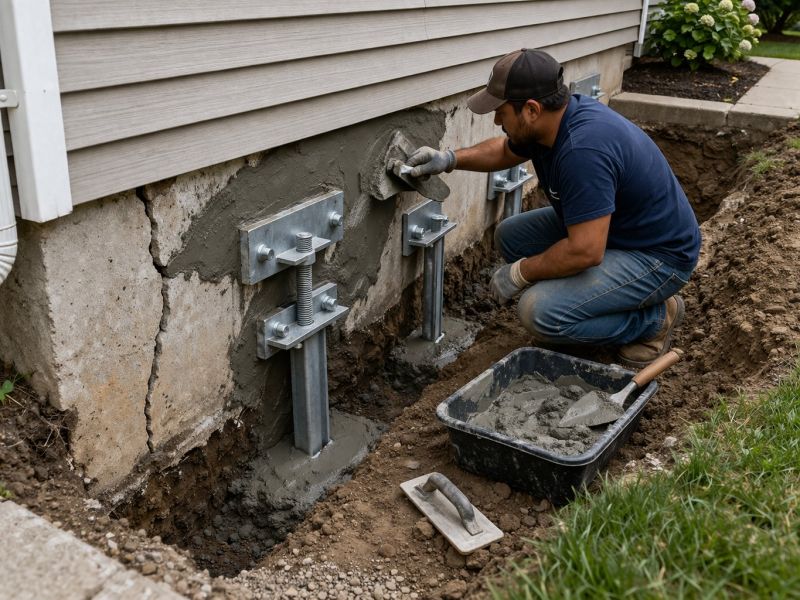 House Foundation Repair in Pembroke, MA