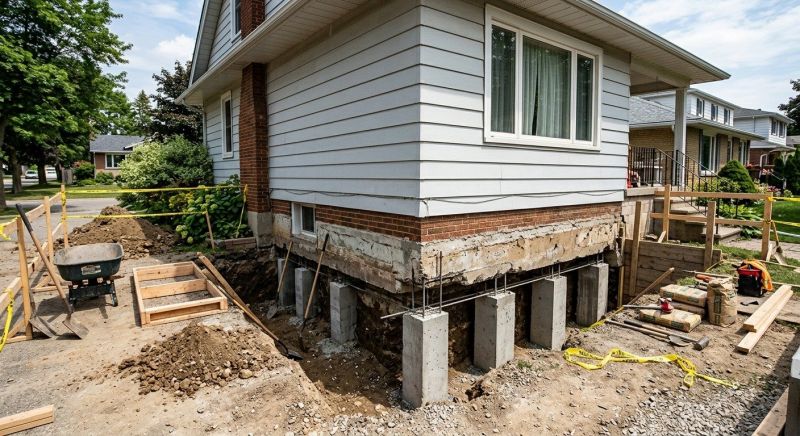 House Underpinning in Wareham, MA