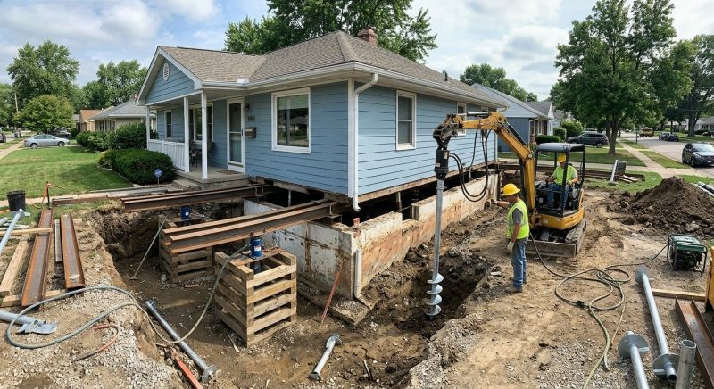 House Underpinning in Wareham, MA