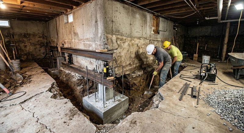 House Underpinning in Wareham, MA