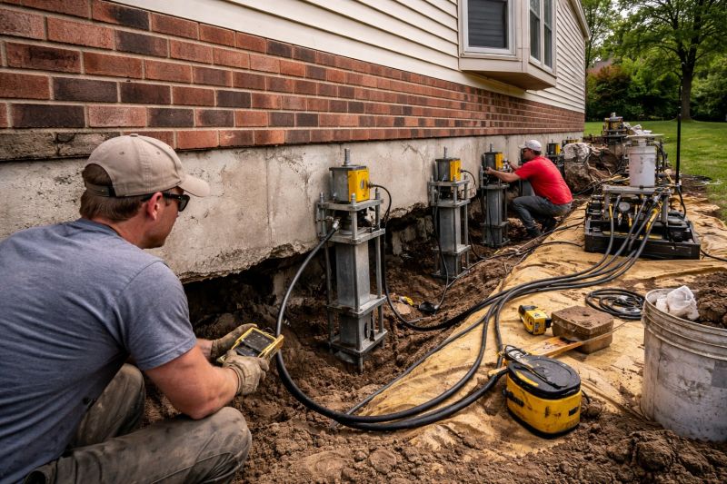 Settling Foundation Service in Dighton, MA