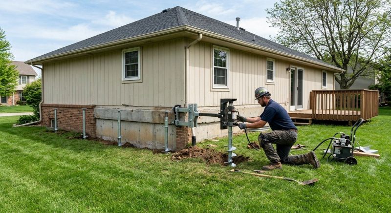 Settling Foundation Service in Duxbury, MA