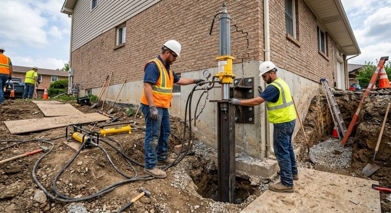 Settling Foundation Service in North Truro, MA