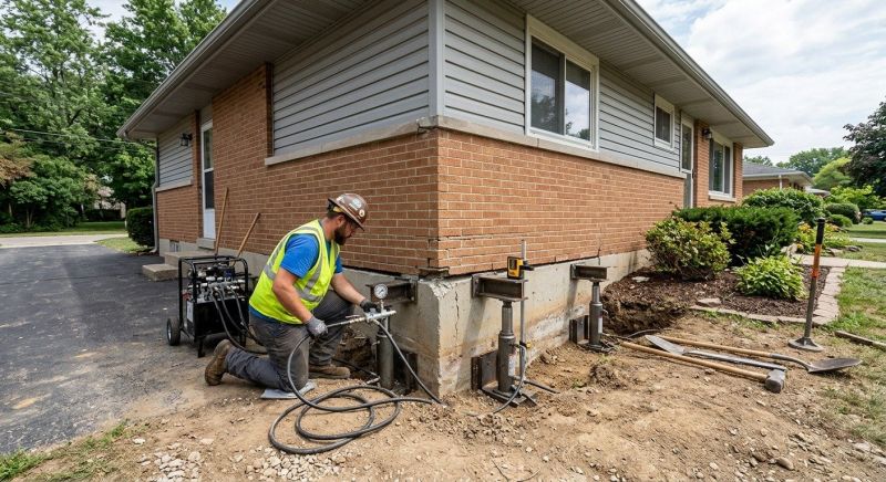 Sinking Foundation Lifting in Wareham, MA