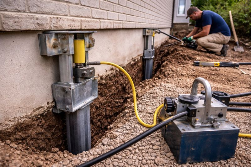 Sinking Foundation Repair in Wareham, MA