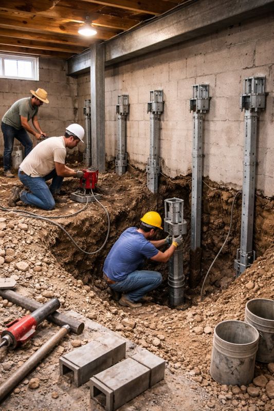 Structural Underpinning in Wareham, MA
