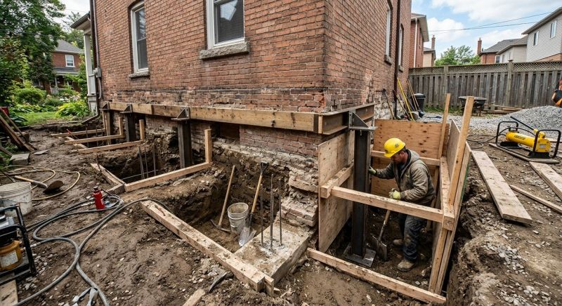 Underpinning Repair in Wareham, MA